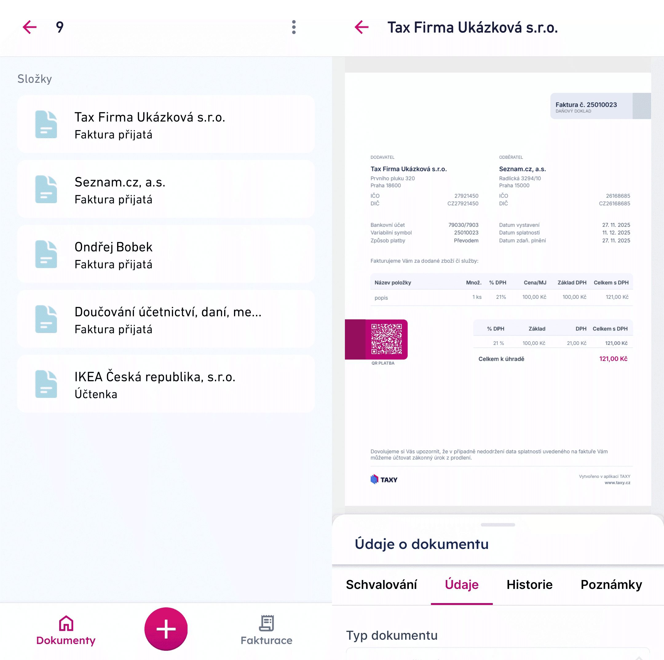 Přístup k dokumentům